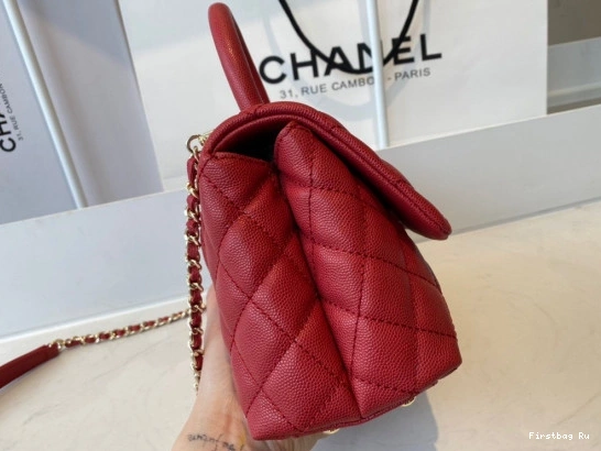 First Bag Ru HANDLE WITH BAG CHANEL TOP FLAP 0813